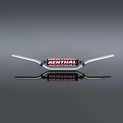 Kierownica 7/8 cala (22mm) mx handlebar silver suzuki rm/rmz 125/250 `96-01 padded kolor srebrny z gąbką